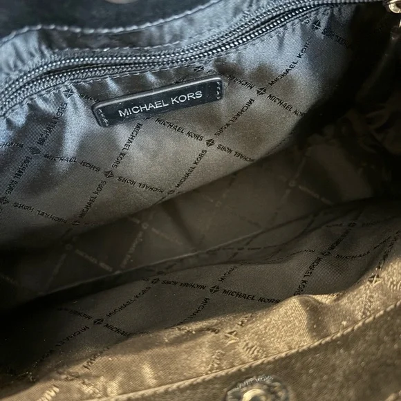 Michael Kors Gray and Black Shoulder Bag - Picture 6 of 7